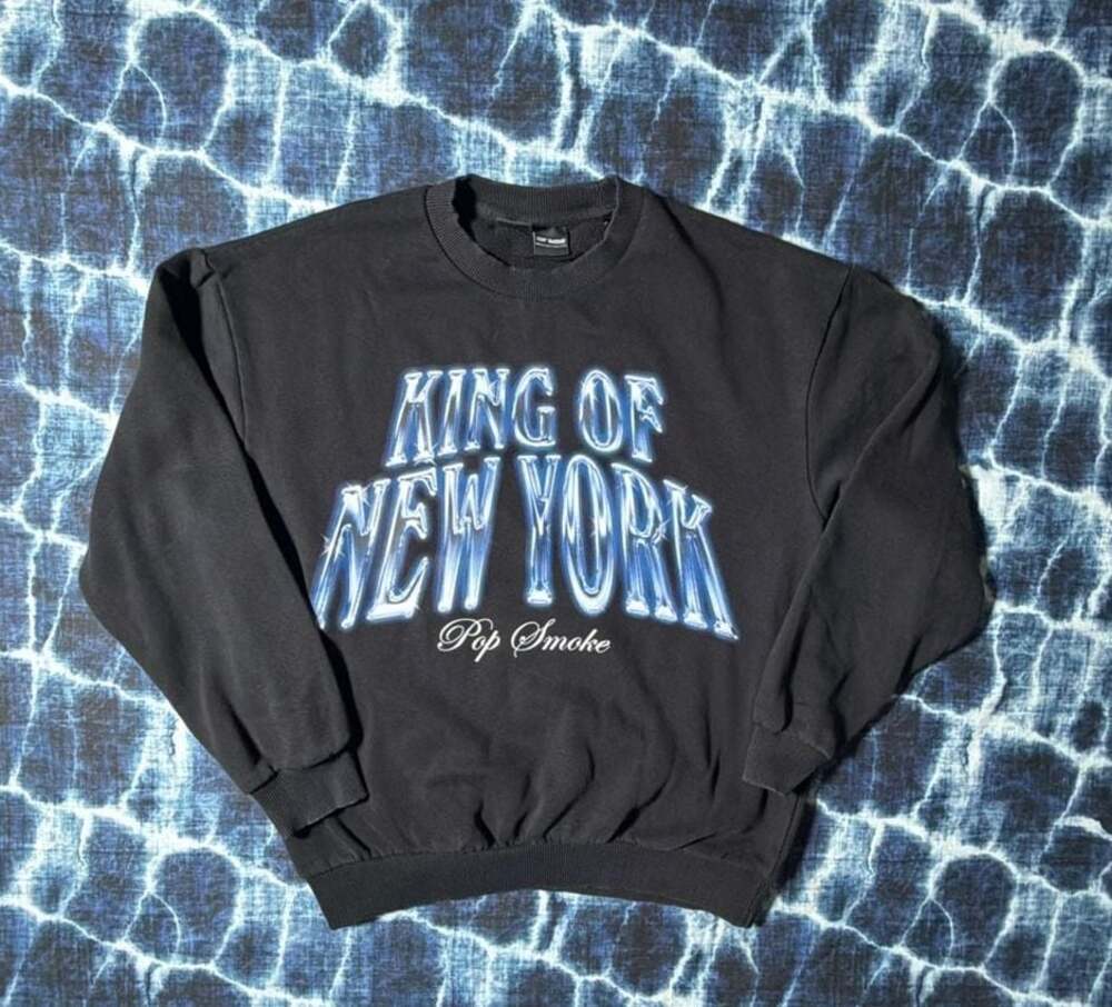 Bershka x Pop Smoke 'King of New York' Graphic Sweatshirt